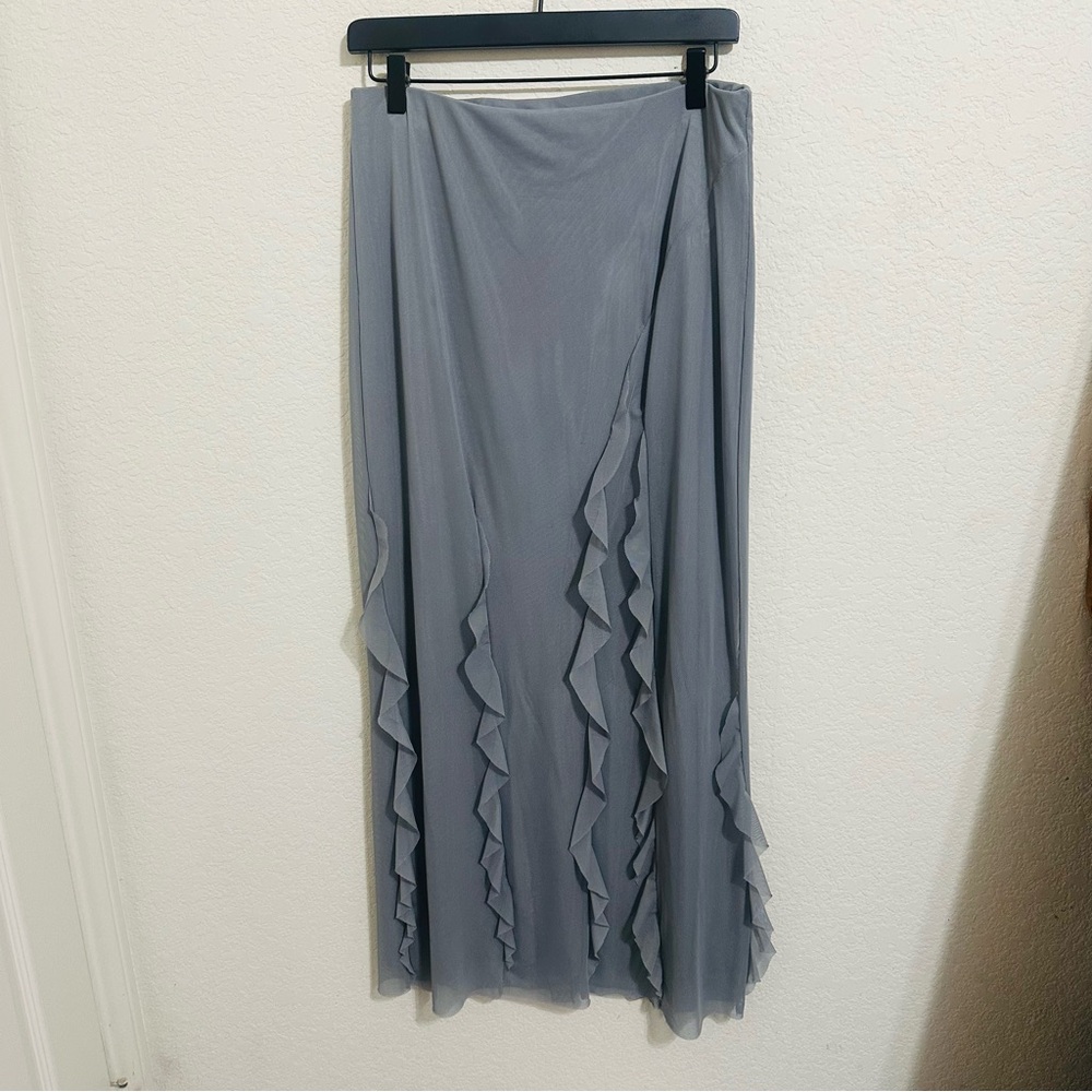 Zara Women’s Gray Maxi Skirt Size Large Whimsical